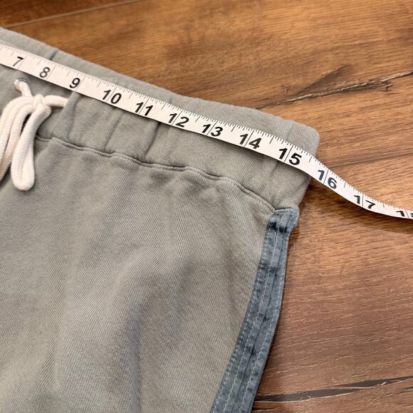 Monrow Supersoft Vintage Lounge Set w/ Silky Stripes in Sage Green size Medium - Picture 14 of 15